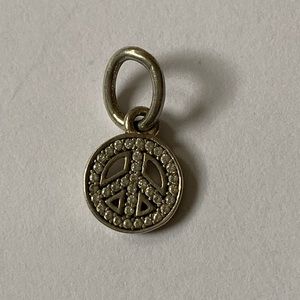 Authentic Pandora peace dangle charm